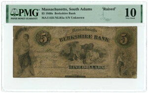 1860�N �o�[�N�V���[��s�A�}�T�`���[�Z�b�c�B�T�E�X�A�_���Y 5�h�� �p���� PMG 10 (62855)