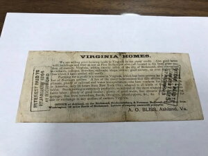 A&O-1862 $100 ��R��ԃA�b�V�������h�A�o�[�W�j�A�B Adv. �ƁA�y�n�ȂǗp-