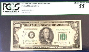 1950C $100 PCGS 55 �`���C�X�A�o�E�g�j���[*�X�^�[*�A�M������s�� �A�g�����^ 9452