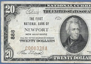 NH 1929 $20 ??�j���[�|�[�g�A�j���[�n���v�V���[?? CH#888 ���荢��