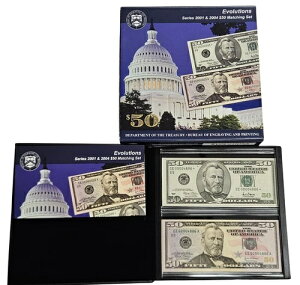 2001 / 2004 $50 �}�b�`���O�V���A���i���o�[�m�[�g Evolutions Set One is a Star Note