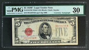 NQC �W���[�W�A �j�[�X �N���[�N ���� �T�C������ �_���l1531 ��ꎟ���E��� 1928�NF $5 LTN VF 30-