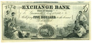 �G�N�X�`�F���W��s �O���[���L���b�X�� �C���f�B�A�i�B 5�h�� 1854�N5��10�� �c�]���� UNC �p�~ IN