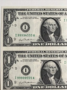 �V���[�Y 1981 $1 �~�l�A�|���X �A���J�b�g �o�C�i���[�i���o�[ 99999555 UNC�A�X�[�p�[���A 99.50%