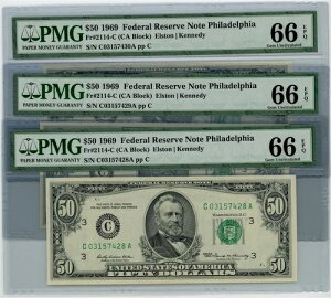 Fr. 2114-C $50 1969�N�A�M������s�� 3�A��66 EPQ PMG DC-2591