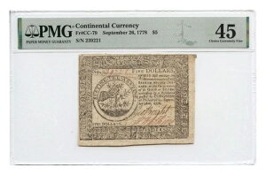 FR�B cc-79 1778�N9��26�� $5 ���I�A���n�ʉ� PMG�`���C�X XF45 - $5-