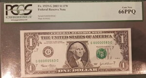 �G���[�m�[�g PCGS 66PPQ GEM 2003 �O�ʏ㕔/�E���ʂ̈ʒu������Ă��܂� F. R. N. #G00000583C