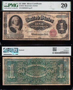 ���ɔ������A��_�őN����VF 1886�N�� $1�����u�}�[�T�v�V���o�[�ؖ����IPMG 20�I58534