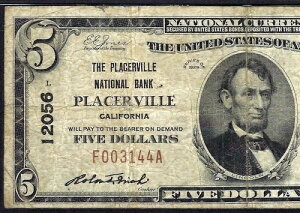 ???? CA 1929 $5 ??�v���T�[�r���A�J���t�H���j�A�B?? PMG CHOICE FINE 15 ���Ɋ�