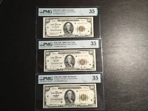 3 1929 100.00 �A�MRBNotes �N���[�u�����h�A�j���[���[�N ���b�`�����h �I�[��PMG 35 �`���C�X ���ɗǍD