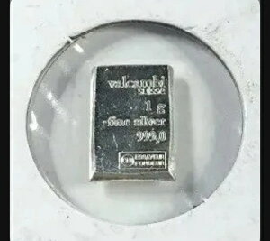 5�O���� - �V���o�[ Valcambi CombiBar .999 - 1G �e X 5