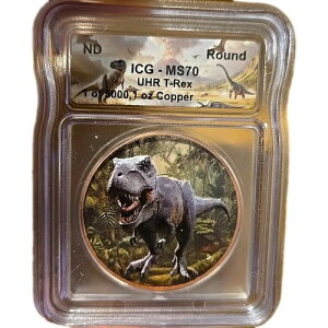 T-Rex �J���[�� 1�I���X .999 �t�@�C���J�b�p�[ ICG MS70 ���E���h1 5000����1�� 3D