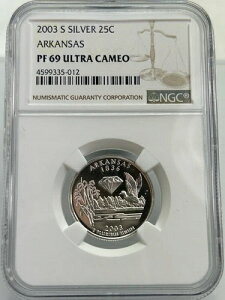 2003 S �V���o�[ 25C �A�[�J���\�[ PF 69 �E���g���J���I NGC (NJL027265)