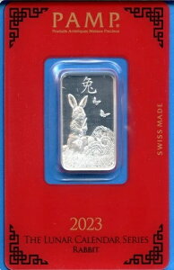 2023 PAMP �X�C�X 10g .999 �V���o�[�o�[ ���r�b�g ���A�� �V���[�Y #24 ���̓J�[�h