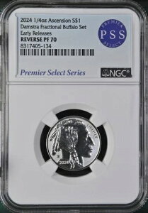 2024 �A�Z���V���� 1/4 �I���X �V���o�[ �o�b�t�@���[ NGC ER Rev PF70 �_���X�g�� �u�����A���g �R�C�� �{�b�N�X1