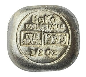 BeKo Precious Metals 1/2�I���X �V���o�[�o�[ - ���E���h BeKo Minis? 999 �t�@�C���V���o�[ -