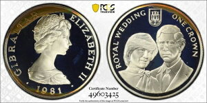 �g�[���t�� 1981�N PR 68 DCAM �N���E�� �W�u�����^�� �_�C�A�i�� ���C�����E�F�f�B���O PCGS �X���u 598