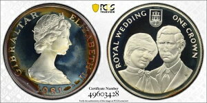 �g�[���t�� 1981�N PR 68 DCAM �N���E�� �W�u�����^�� �_�C�A�i�� ���C�����E�F�f�B���O PCGS �X���u 600