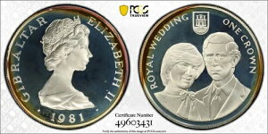 �g�[���t�� 1981�N PR 68 DCAM �N���E�� �W�u�����^�� �_�C�A�i�� ���C�����E�F�f�B���O PCGS �X���u 630