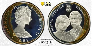 �g�[���t�� 1981�N PR 68 DCAM �N���E�� �W�u�����^�� �_�C�A�i�� ���C�����E�F�f�B���O PCGS �X���u 640