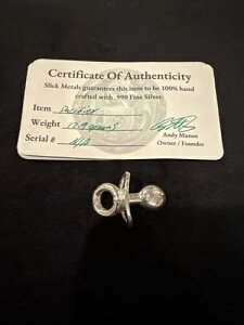 �n���h���C�h�V���o�[������Ԃ� - �X���b�N���^���Y 12.9g .999 ���� ��������COA�t��
