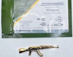 �����L���X�^�[AK-47�K��0.999�t�@�C���V���o�[/ ??24K�S�[���h���b�L??-