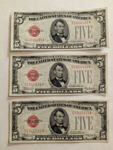 1928�N C $5 �A�����J���O������ 3�� - �ԐF�V�[�� - �A���V���A���ԍ� - �N��