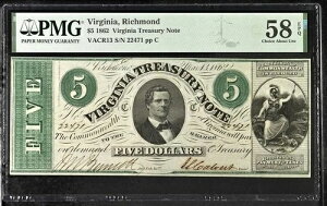 1862�N �o�[�W�j�A�B���b�`�����h 5�h�� �����o�[�W�j�A�B�����Ȏ��� / PMG 58 EPQ