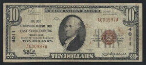 �C�[�X�g�X�g���E�Y�o�[�O �y���V���o�j�A�B PA 10 �h�� 1929 ������s �����ʉ� �������[