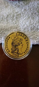 1798�N���^�[�o���w�b�h �n�[�t�C�[�O�� 1/200�I���X 999�S�[���h COA�t��