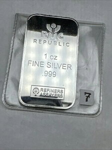 1�I���X0.999 �t�@�C���V���o�[�o�[ RMC-Republic Metals Corporation ���t�@�C�i�[�A�b�Z�C-