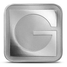 1オンス GOLD.COM スクエアシルバーバー（新品、分析済み）