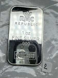 1�I���X0.999 �t�@�C���V���o�[�o�[ RMC-Republic Metals Corporation ���t�@�C�i�[�A�b�Z�C-