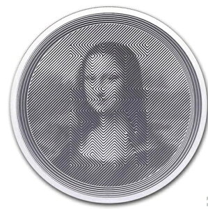 2021 Tokelau Icon Mona Lisa 1�I���X0.999 �V���o�[�����Y�v���[�t���C�N�R�C��-