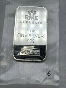 1�I���X0.999 �t�@�C���V���o�[�o�[ RMC-Republic Metals Corporation ���t�@�C�i�[�A�b�Z�C-