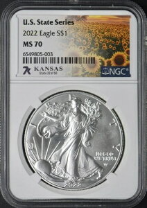 2022�N �A�����J���V���o�[�C�[�O�� - NGC MS70 - 7K �J���U�X - ?COINGIANTS?