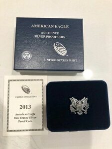 2013-W �A�����J���C�[�O�� 1�h�� S$1 USD 1�I���X-T .999 �V���o�[ �v���[�t�R�C�� OGP+COA