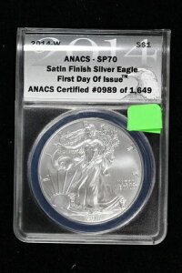 2014-W �o�[�j�b�V���h�V���o�[�C�[�O�� ANACS SP70 �T�e���t�B�j�b�V�� FDOI 4VO5
