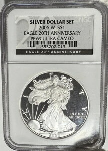 �v���[�t 2006-W �A�����J�� �V���o�[ �C�[�O�� NGC PR69 PF69 �E���g���J���I �X�|�b�g�t���[