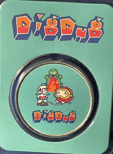 2023 DIG DUG 40���N�L�O�J���[�R�C�� 1�I���X �t���b�g�G�b�W�V���o�[�R�C��