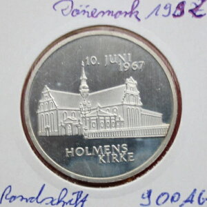 �f���}�[�N�uHolmens Kirke�v 1992 �V���o�[ Pp �v���[�t #F0873 ���Ɋ� -