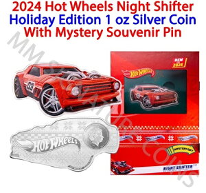 2024 PAMP Suisse Hot Wheels? �z���f�[ �i�C�g�V�t�^�[? �~�X�e���[�{�b�N�X 1�I���X .999 �V���o�[
