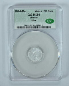 2024 Mo ���L�V�R 1/20 �I���U �V���o�[ ���x���^�[�h MS69 CAC