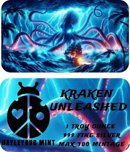 Hayleybug Kraken Unleashed �J���[���C�Y 1�I���X �V���o�[�o�[�iCOA�t���j���s���� 300��