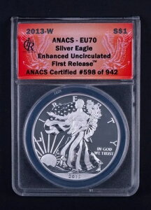 2013-W �G���n���X�h �A���T�[�L�����[�g �V���o�[ �C�[�O�� ANACS EU70 �t�@�[�X�g�����[�X DCB598