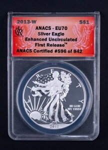 2013-W �G���n���X�h �A���T�[�L�����[�g �V���o�[ �C�[�O�� ANACS EU70 �t�@�[�X�g�����[�X DCB596