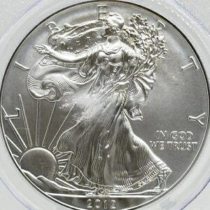2012-W $1 �V���o�[�C�[�O�� ~26220422~ �t�@�[�X�g�X�g���C�N PCGS MS 69 �����J���e�B �T�C������ #14427