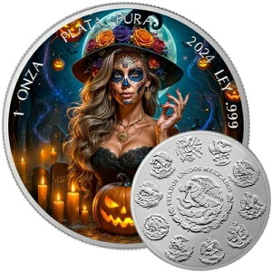 Dia de los Muertos The Witch Edition ���x���^�[�h 2024 1 �I���X �t�@�C�� �V���o�[ �R�C�� ���L�V�R