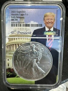 2021�N �A�����J���E�V���o�[�E�C�[�O�� NGC ER MS70 �w�����f�B�b�N�E�C�[�O�� T-1 �h�i���h�E�g�����v �R�A