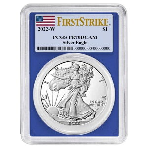 2022-W $1 1�I���X �v���[�t �A�����J���V���o�[�C�[�O�� PCGS PR70DCAM FS �t���b�O���x�� �u���[